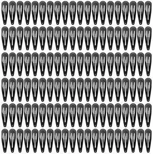120 Pack Black 2 Inch Barrettes Women Metal Snap Hair Clips Accessories 120 Pack Black 2 Inch Barrettes Women Metal Snap Hair Clips Accessories
