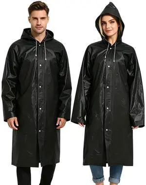 HOOMBOOM Rain Ponchos for Adults Reusable Raincoats Hooded for Women Men Survival Heavy Duty Military Impermeable 2 Packs Rain Coat HOOMBOOM Rain Ponchos for Adults Reusable Raincoats Hooded for Women Men Survival Heavy Duty Military Impermeable 2 Packs Rain Coat