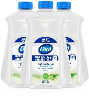 Antibacterial Defense Liquid Hand Soap + Aloe, Aloe Scent, 52 Fl Oz Hand Soap Refill (Pack of 3), Dermatologist-Tested, Gentle Formula Antibacterial Defense Liquid Hand Soap + Aloe, Aloe Scent, 52 Fl Oz Hand Soap Refill (Pack of 3), Dermatologist-Tested, Gentle Formula