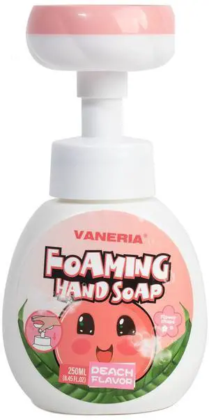 Kids Foaming Hand Soap,Flower Stamp,Moisturizing and Gentle Hand Soap for Baby,Kids and Adults with Sensitive Skin 250ml/8.45 Fl Oz Kids Foaming Hand Soap,Flower Stamp,Moisturizing and Gentle Hand Soap for Baby,Kids and Adults with Sensitive Skin 250ml/8.45 Fl Oz