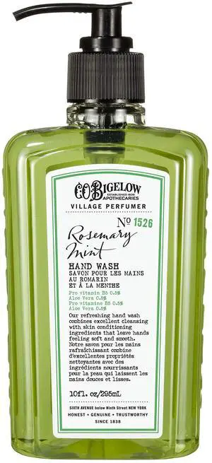 Rosemary Mint Hand Wash, 10 fl oz Rosemary Mint Hand Wash, 10 fl oz
