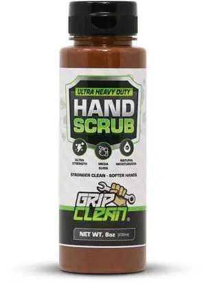 Ultra Heavy Duty Hand Cleaner for Mechanics Walnut Shell & Clay-Infused Technology Removes Grease, Oil & Paint Pro-Grade Industrial Hand Soap with Cherry Scent - 8 Fl Oz Ultra Heavy Duty Hand Cleaner for Mechanics Walnut Shell & Clay-Infused Technology Removes Grease, Oil & Paint Pro-Grade Industrial Hand Soap with Cherry Scent - 8 Fl Oz