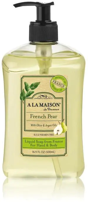 French Pear Natural Hand Wash Made with Essential Oils - Biodegradable, Plant-Based, Vegan, Cruelty-Free 16.9 Fl Oz (Pack of 1) French Pear Natural Hand Wash Made with Essential Oils - Biodegradable, Plant-Based, Vegan, Cruelty-Free 16.9 Fl Oz (Pack of 1)