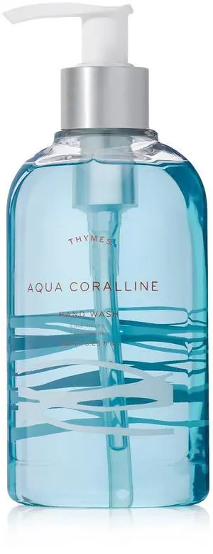 Moisturizing Hand Wash Soap with Pump - Luxury Hand Soap Gently Cleanses & Moisturizes - Skin Care with Glycerin & Kelp - Serene, Fresh Fragrance (Aqua Coralline, 8.25 oz) Moisturizing Hand Wash Soap with Pump - Luxury Hand Soap Gently Cleanses & Moisturizes - Skin Care with Glycerin & Kelp - Serene, Fresh Fragrance (Aqua Coralline, 8.25 oz)