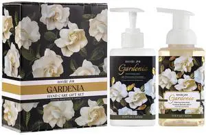 Gardenia Scent Foaming Hand Soap and Lotion - 320ml / 10.8 Fl Oz Each - Floral and Creamy Hand Care - Part of Luxury Bath & Body Gift Set Gardenia Scent Foaming Hand Soap and Lotion - 320ml / 10.8 Fl Oz Each - Floral and Creamy Hand Care - Part of Luxury Bath & Body Gift Set