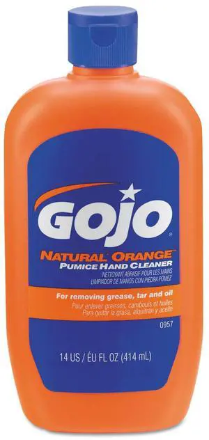 Natural Orange Pumice Hand Cleaner Bottle, 1ct x 14fl oz - 0957-12 Natural Orange Pumice Hand Cleaner Bottle, 1ct x 14fl oz - 0957-12