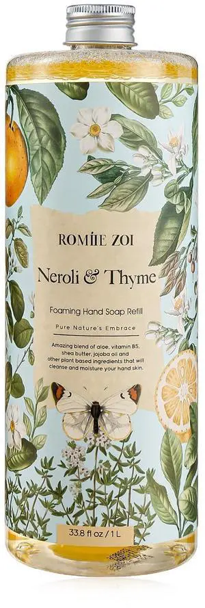 Foaming Hand Soap Refill, Neroli & Thyme, 1 L/ 33.8 FL OZ Foaming Hand Soap Refill, Neroli & Thyme, 1 L/ 33.8 FL OZ