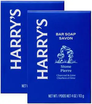 Bar Soap for Men - Stone Scent - 4 oz Body Soap Bars (2 Pack) Bar Soap for Men - Stone Scent - 4 oz Body Soap Bars (2 Pack)
