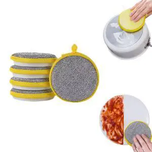 Multipurpose Wire Dishwashing Rag, 5 PCS Dishwashing Sponge Multipurpose Wire Dishwashing Rag, 5 PCS Dishwashing Sponge