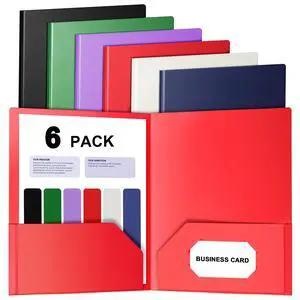Plastic Pocket Folders, 6 Assorted Colors Folders with Pockets Letter Size | Heavy Duty, Pocket Folders, Letter Size, Document, File Folders, Back to School, Office, Filing Supplies Plastic Pocket Folders, 6 Assorted Colors Folders with Pockets Letter Size | Heavy Duty, Pocket Folders, Letter Size, Document, File Folders, Back to School, Office, Filing Supplies