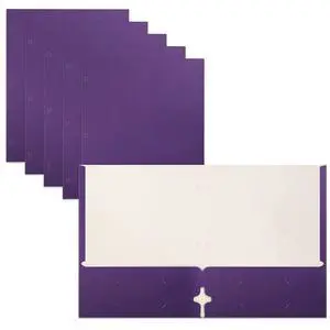 Office Products Two Pocket Portfolio Folders, 50-Pack, Purple, Letter Size Paper Folders, 50 Pieces, Purple Office Products Two Pocket Portfolio Folders, 50-Pack, Purple, Letter Size Paper Folders, 50 Pieces, Purple
