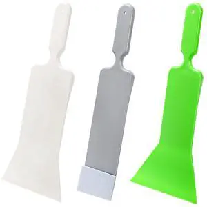 3 Pieces Window Tint Tools, Long Handle Design | Auto Bulldozer Squeegee Scrubber Paddle Squeegee Kit, Flat Glass Scraper Cleaning Tool for Car Front Windows Rear Glass 3 Pieces Window Tint Tools, Long Handle Design | Auto Bulldozer Squeegee Scrubber Paddle Squeegee Kit, Flat Glass Scraper Cleaning Tool for Car Front Windows Rear Glass