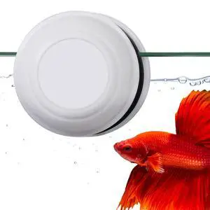 Tank Cleaner Magnet, Nano & Small Fish Tank Stain Scrubber, Magnetic Floating Glass Aquarium Cleaner, Fresh and Marine Water Cleaning Magnet, Aquarium Supplies, 1.5", White Plastic Tank Cleaner Magnet, Nano & Small Fish Tank Stain Scrubber, Magnetic Floating Glass Aquarium Cleaner, Fresh and Marine Water Cleaning Magnet, Aquarium Supplies, 1.5", White Plastic