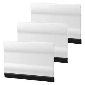 3Pcs Mini Rubber Squeegee 3 Inch Small Handheld Window Scraper | Cleaning Tool for Car Windshield Bathroom Shower Mirror Glass Counter Film Stickers (Black+White) 3Pcs Mini Rubber Squeegee 3 Inch Small Handheld Window Scraper | Cleaning Tool for Car Windshield Bathroom Shower Mirror Glass Counter Film Stickers (Black+White)