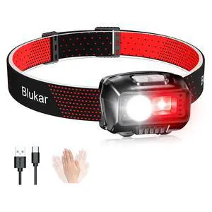 LED Headlamp Rechargeable, 2000L Super Bright Headlight Flashlight | 8 Modes & Stepless Dimming, Spotlight & Floodlight, Motion Sensor, IPX5 Waterproof for Camping, Hiking, Running, Fishing LED Headlamp Rechargeable, 2000L Super Bright Headlight Flashlight | 8 Modes & Stepless Dimming, Spotlight & Floodlight, Motion Sensor, IPX5 Waterproof for Camping, Hiking, Running, Fishing