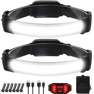 Headlamp Rechargeable,Ultra Bright Upgrade 1500 Lumens 6 Modes Head Lamp Led Rechargeable with Taillight(Individual Control),230°Wide Beam Waterproof Headlamps for Adults Outdoor Camping Running Headlamp Rechargeable,Ultra Bright Upgrade 1500 Lumens 6 Modes Head Lamp Led Rechargeable with Taillight(Individual Control),230°Wide Beam Waterproof Headlamps for Adults Outdoor Camping Running