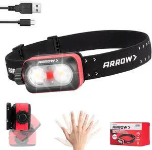 Rechargeable LED Headlamp, 500LM Red Light, 90° Adjustable, USB-C | Spotlight & Floodlight Head Lamp, Motion Sensor, Stepless Dimming, Rechargeable Headlight for Camping Running Hiking Rechargeable LED Headlamp, 500LM Red Light, 90° Adjustable, USB-C | Spotlight & Floodlight Head Lamp, Motion Sensor, Stepless Dimming, Rechargeable Headlight for Camping Running Hiking