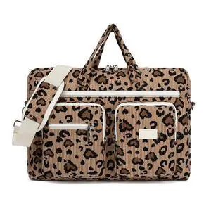 15-15.6-inch laptop shoulder bag, suitable for MacBook Pro 16, HP, Lenovo, Dell 14-inch waterproof messenger bag protective cover (Classic leopard) 15-15.6-inch laptop shoulder bag, suitable for MacBook Pro 16, HP, Lenovo, Dell 14-inch waterproof messenger bag protective cover (Classic leopard)