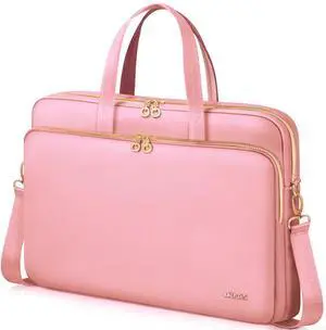 Laptop Bag Case for Women Men Messenger Briefcase Bag, 17 17.3 Inch | Compatible with HP OmniBook Envy Omen Pavilion/Dell Inspiron Precision/LG Gram/Yoga ThinkPad, Carrying Bag 18 inch, Pink Laptop Bag Case for Women Men Messenger Briefcase Bag, 17 17.3 Inch | Compatible with HP OmniBook Envy Omen Pavilion/Dell Inspiron Precision/LG Gram/Yoga ThinkPad, Carrying Bag 18 inch, Pink