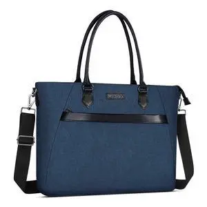 Laptop Tote Bag (17-17.3 inch) with Front Trapezoid Pocket | MOSISO Laptop Tote Bag (17-17.3 inch) with Front Trapezoid Pocket, Deep Teal Laptop Tote Bag (17-17.3 inch) with Front Trapezoid Pocket | MOSISO Laptop Tote Bag (17-17.3 inch) with Front Trapezoid Pocket, Deep Teal