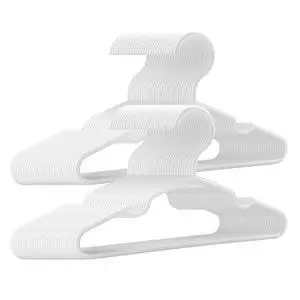 Kids Hangers - 100 Pack, 11.5 Inch White Baby & Toddler Hangers for Closet - Ideal for Baby Standard Use Kids Hangers - 100 Pack, 11.5 Inch White Baby & Toddler Hangers for Closet - Ideal for Baby Standard Use