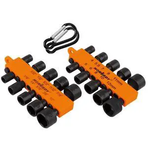 22-Piece Power Nut Driver Set for Impact Drill, SAE and Metric, 1/4 Nut Driver Hex Keys, Hex Head Drill Bit Set 22-Piece Power Nut Driver Set for Impact Drill, SAE and Metric, 1/4 Nut Driver Hex Keys, Hex Head Drill Bit Set