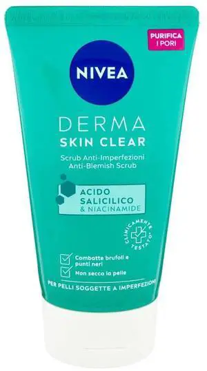 Skin Clear Exfoliating Face & Body Scrub, Gentle Peeling with Fine Cleansing Particles, Daily Use Refreshing Cleanser for All Skin Types, 5.07Fl Oz Skin Clear Exfoliating Face & Body Scrub, Gentle Peeling with Fine Cleansing Particles, Daily Use Refreshing Cleanser for All Skin Types, 5.07Fl Oz