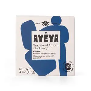 African Black Soap Bar, Patchouli, Lavender & Orange (Balance) Exfoliating Bar Soap for Dry, Combination, Sensitive, Acne-Prone Skin, 4 Oz African Black Soap Bar, Patchouli, Lavender & Orange (Balance) Exfoliating Bar Soap for Dry, Combination, Sensitive, Acne-Prone Skin, 4 Oz