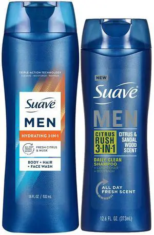3-in-1 Variety 2-Pack Hydrating Hair, Body, Face Wash + Citrus Rush Daily Clean Shampoo, Conditioner & Bodywash 3-in-1 Variety 2-Pack Hydrating Hair, Body, Face Wash + Citrus Rush Daily Clean Shampoo, Conditioner & Bodywash