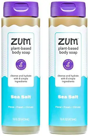 Body Soap - Sea Salt, 16 fl oz (2 Pack) | Cleanses and refreshes skin daily with a plant-based, essential oil-infused body wash Body Soap - Sea Salt, 16 fl oz (2 Pack) | Cleanses and refreshes skin daily with a plant-based, essential oil-infused body wash