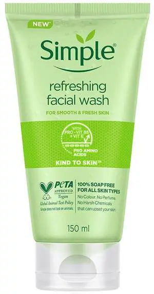 Kind to Skin Refreshing Facial Wash Gel ,150 ml (5 Ounce) Kind to Skin Refreshing Facial Wash Gel ,150 ml (5 Ounce)