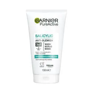 Skin Naturals Pure 3in1 Wash+scrub+mask : 150ml. Skin Naturals Pure 3in1 Wash+scrub+mask : 150ml.