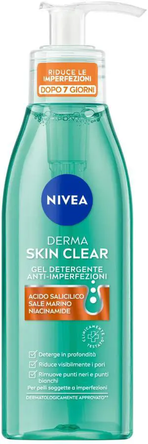 Skin Clear Facial Cleansing Gel 150 ml (5.07 fl oz) Daily Face Wash with Salicylic Acid, Sea Salt & Niacinamide Thoroughly Cleanses, Removes Excess Oil & Impurities Skin Clear Facial Cleansing Gel 150 ml (5.07 fl oz) Daily Face Wash with Salicylic Acid, Sea Salt & Niacinamide Thoroughly Cleanses, Removes Excess Oil & Impurities