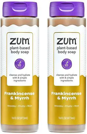 Body Soap - Frankincense & Myrrh, 16 fl oz (2 Pack) | Cleanses and refreshes skin daily with a plant-based, essential oil-infused body wash Body Soap - Frankincense & Myrrh, 16 fl oz (2 Pack) | Cleanses and refreshes skin daily with a plant-based, essential oil-infused body wash
