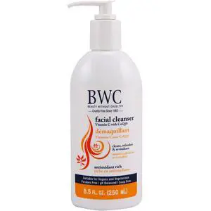 Vitamin C Facial Cleanser with CoQ10 Foaming Face Wash Infused with Essential Oils & Botanical Extracts + Cotton Round Vitamin C Facial Cleanser with CoQ10 Foaming Face Wash Infused with Essential Oils & Botanical Extracts + Cotton Round