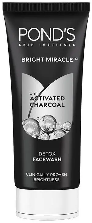 Bright Miracle With Activated Charcoal Facewash, 100g Bright Miracle With Activated Charcoal Facewash, 100g