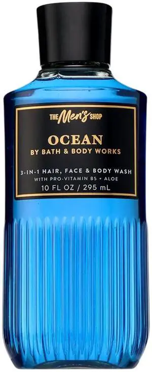 3-in-1 Hair, Face & Body Wash for Men Ocean Scent, Men's Shampoo & Cleanser with Pro-Vitamin B5 & Aloe, Coastal Air & Cypress Scent, 10 fl oz - 1 Pack 3-in-1 Hair, Face & Body Wash for Men Ocean Scent, Men's Shampoo & Cleanser with Pro-Vitamin B5 & Aloe, Coastal Air & Cypress Scent, 10 fl oz - 1 Pack