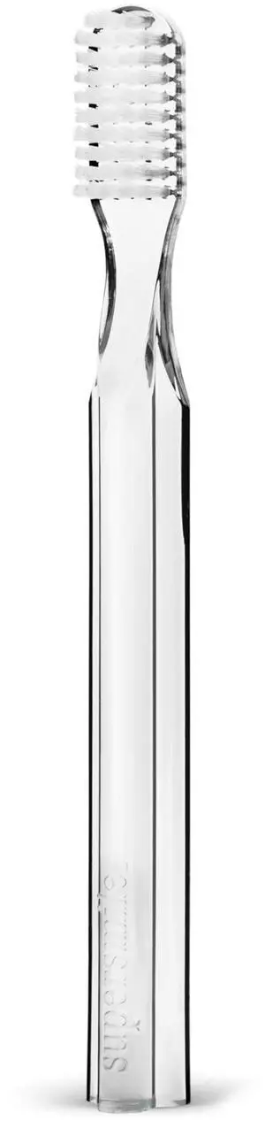 New Generation 45° Toothbrush, Clear, Soft Dupont® Bristles | Patented 45° Angled Manual Brush, Cleans Below Gumline, Ergonomic Handle, Veneer Safe, Replace Every 3 Months New Generation 45° Toothbrush, Clear, Soft Dupont® Bristles | Patented 45° Angled Manual Brush, Cleans Below Gumline, Ergonomic Handle, Veneer Safe, Replace Every 3 Months