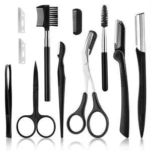 Eyebrow Kit, Multipurpose Dermaplaning Tool Face kits | Eyebrow Razor Eyebrow Tool Kit for Women Girl, Men for Eyebrow Grooming Set (11 in 1) Eyebrow Kit, Multipurpose Dermaplaning Tool Face kits | Eyebrow Razor Eyebrow Tool Kit for Women Girl, Men for Eyebrow Grooming Set (11 in 1)