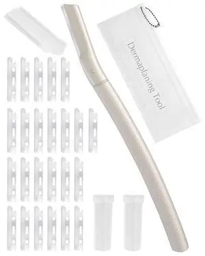 Razor for Face Professional, Facial Razors for Women&Men Face with 20 Blade Refills, Eyebrow Razor for Women and Men Razor for Face Professional, Facial Razors for Women&Men Face with 20 Blade Refills, Eyebrow Razor for Women and Men