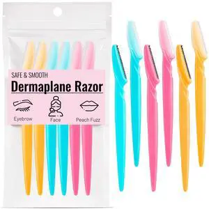 Razor for Women's Face & Eyebrows Professional Eyebrow Razor & Face Shavers for Women with Precision Blades | Gentle Exfoliating Eyebrow Trimmer & Facial Hair Remover Kit - 6 Pcs Razor for Women's Face & Eyebrows Professional Eyebrow Razor & Face Shavers for Women with Precision Blades | Gentle Exfoliating Eyebrow Trimmer & Facial Hair Remover Kit - 6 Pcs