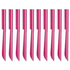 Eyebrow Trimmer, Completely Stainless Steel Eyebrow Razor Shaper for Men and Women, Grooming Shavers(10 pcs/box) Eyebrow Trimmer, Completely Stainless Steel Eyebrow Razor Shaper for Men and Women, Grooming Shavers(10 pcs/box)