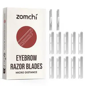 10PCS Eyebrow Razor Refills with Micro Distance, Razor Blade Refills | Dermaplaning Razor Refills, Plastic Free Eyebrow Razor Blades, Easy Blade Replacement 10PCS Eyebrow Razor Refills with Micro Distance, Razor Blade Refills | Dermaplaning Razor Refills, Plastic Free Eyebrow Razor Blades, Easy Blade Replacement