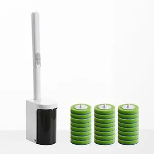 Disposable Toilet Brush,Toilet Bowl Brush and Holder with 24 Wand Refills | Wall Mounted,Quick Change Replacement Heads,for Bathroom Toilet Disposable Toilet Brush,Toilet Bowl Brush and Holder with 24 Wand Refills | Wall Mounted,Quick Change Replacement Heads,for Bathroom Toilet