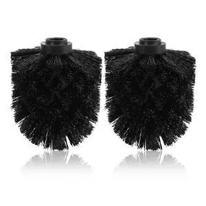 2PCS Toilet Bowl Brush Replacement Head, Toilet Brush Head Replacement with Durable Stiff Bristles, Cleaning Tool for Home Hotel Bathroom (Color:Black) 2PCS Toilet Bowl Brush Replacement Head, Toilet Brush Head Replacement with Durable Stiff Bristles, Cleaning Tool for Home Hotel Bathroom (Color:Black)
