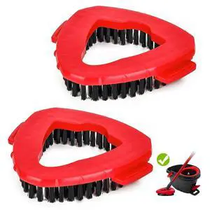 2 Pack Spin Scrub Brush Compatible for 1 Tank System, Shower Scrubber Replacement Head, Hard Bristle Cleaning Brush for Kitchen,Tile and Bathroom 2 Pack Spin Scrub Brush Compatible for 1 Tank System, Shower Scrubber Replacement Head, Hard Bristle Cleaning Brush for Kitchen,Tile and Bathroom