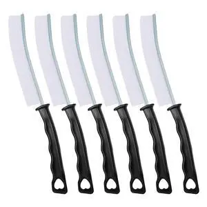 Hard Bristle Crevice Cleaning Brush, Versatile Scrub Tool for Kitchen, Window, Vehicle, Faucets,Grout, Household Use, and Bathroom 6 Pack Color Black and White Hard Bristle Crevice Cleaning Brush, Versatile Scrub Tool for Kitchen, Window, Vehicle, Faucets,Grout, Household Use, and Bathroom 6 Pack Color Black and White