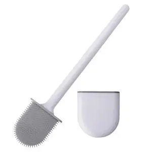 Silicone Toilet Brush,Toilet Bowl Brush,Toilet Brush and Holder Set,Rv Toilet Cleaner Brush Wall Mounted for BathroomRV Travel Trailers and Campers Silicone Toilet Brush,Toilet Bowl Brush,Toilet Brush and Holder Set,Rv Toilet Cleaner Brush Wall Mounted for BathroomRV Travel Trailers and Campers