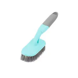 Scrub Brush, Cleaning Shover Scrubber with Ergonomic Handle Bristles for Bathroom Shower Sink Carpet Floor (9 inch, Blue) Scrub Brush, Cleaning Shover Scrubber with Ergonomic Handle Bristles for Bathroom Shower Sink Carpet Floor (9 inch, Blue)