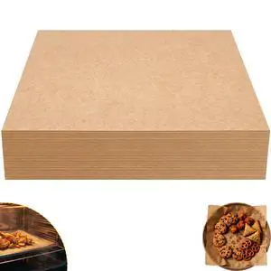 12"x12" Grease Resistant Non-Stick Deli Parchment Paper, 100 Pcs | Pre-Cut Unbleached Wax Paper Sheets for Basket Liners, Sandwich Wrappers, Oven Baking & Food Serving 12"x12" Grease Resistant Non-Stick Deli Parchment Paper, 100 Pcs | Pre-Cut Unbleached Wax Paper Sheets for Basket Liners, Sandwich Wrappers, Oven Baking & Food Serving